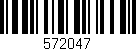 Código de barras (EAN, GTIN, SKU, ISBN): '572047'
