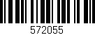 Código de barras (EAN, GTIN, SKU, ISBN): '572055'
