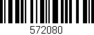 Código de barras (EAN, GTIN, SKU, ISBN): '572080'