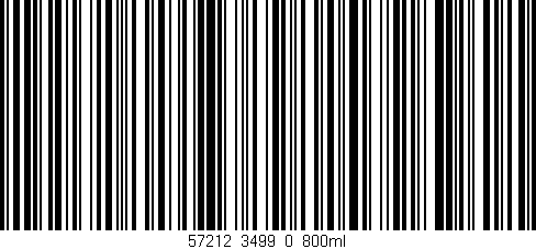 Código de barras (EAN, GTIN, SKU, ISBN): '57212_3499_0_800ml'