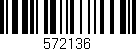 Código de barras (EAN, GTIN, SKU, ISBN): '572136'