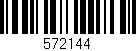 Código de barras (EAN, GTIN, SKU, ISBN): '572144'