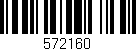 Código de barras (EAN, GTIN, SKU, ISBN): '572160'