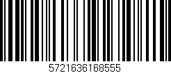 Código de barras (EAN, GTIN, SKU, ISBN): '5721636168555'