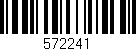 Código de barras (EAN, GTIN, SKU, ISBN): '572241'
