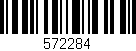Código de barras (EAN, GTIN, SKU, ISBN): '572284'