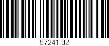Código de barras (EAN, GTIN, SKU, ISBN): '57241.02'