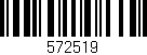 Código de barras (EAN, GTIN, SKU, ISBN): '572519'
