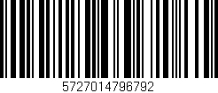 Código de barras (EAN, GTIN, SKU, ISBN): '5727014796792'