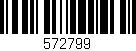 Código de barras (EAN, GTIN, SKU, ISBN): '572799'