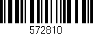 Código de barras (EAN, GTIN, SKU, ISBN): '572810'
