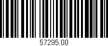 Código de barras (EAN, GTIN, SKU, ISBN): '57295.00'