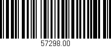 Código de barras (EAN, GTIN, SKU, ISBN): '57298.00'