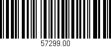 Código de barras (EAN, GTIN, SKU, ISBN): '57299.00'