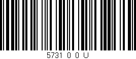 Código de barras (EAN, GTIN, SKU, ISBN): '5731_0_0_U'