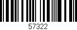 Código de barras (EAN, GTIN, SKU, ISBN): '57322'
