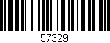 Código de barras (EAN, GTIN, SKU, ISBN): '57329'