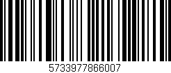 Código de barras (EAN, GTIN, SKU, ISBN): '5733977866007'