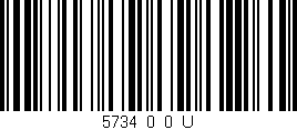 Código de barras (EAN, GTIN, SKU, ISBN): '5734_0_0_U'