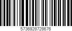 Código de barras (EAN, GTIN, SKU, ISBN): '5736928728676'
