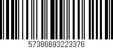 Código de barras (EAN, GTIN, SKU, ISBN): '57386693223376'