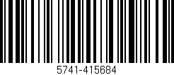 Código de barras (EAN, GTIN, SKU, ISBN): '5741-415684'