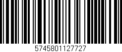 Código de barras (EAN, GTIN, SKU, ISBN): '5745801127727'