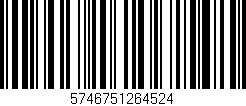 Código de barras (EAN, GTIN, SKU, ISBN): '5746751264524'