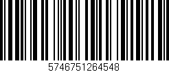 Código de barras (EAN, GTIN, SKU, ISBN): '5746751264548'