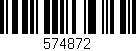 Código de barras (EAN, GTIN, SKU, ISBN): '574872'