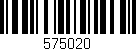Código de barras (EAN, GTIN, SKU, ISBN): '575020'