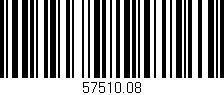 Código de barras (EAN, GTIN, SKU, ISBN): '57510.08'