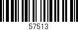 Código de barras (EAN, GTIN, SKU, ISBN): '57513'