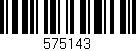 Código de barras (EAN, GTIN, SKU, ISBN): '575143'