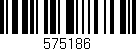 Código de barras (EAN, GTIN, SKU, ISBN): '575186'