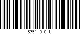 Código de barras (EAN, GTIN, SKU, ISBN): '5751_0_0_U'