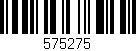 Código de barras (EAN, GTIN, SKU, ISBN): '575275'
