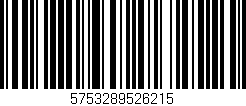 Código de barras (EAN, GTIN, SKU, ISBN): '5753289526215'