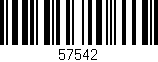 Código de barras (EAN, GTIN, SKU, ISBN): '57542'