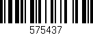 Código de barras (EAN, GTIN, SKU, ISBN): '575437'
