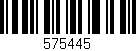 Código de barras (EAN, GTIN, SKU, ISBN): '575445'