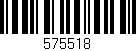 Código de barras (EAN, GTIN, SKU, ISBN): '575518'