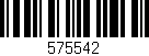 Código de barras (EAN, GTIN, SKU, ISBN): '575542'