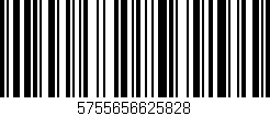Código de barras (EAN, GTIN, SKU, ISBN): '5755656625828'
