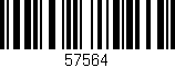 Código de barras (EAN, GTIN, SKU, ISBN): '57564'