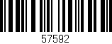 Código de barras (EAN, GTIN, SKU, ISBN): '57592'