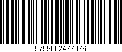 Código de barras (EAN, GTIN, SKU, ISBN): '5759662477976'