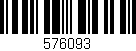 Código de barras (EAN, GTIN, SKU, ISBN): '576093'