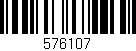 Código de barras (EAN, GTIN, SKU, ISBN): '576107'