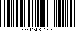 Código de barras (EAN, GTIN, SKU, ISBN): '5763459681774'